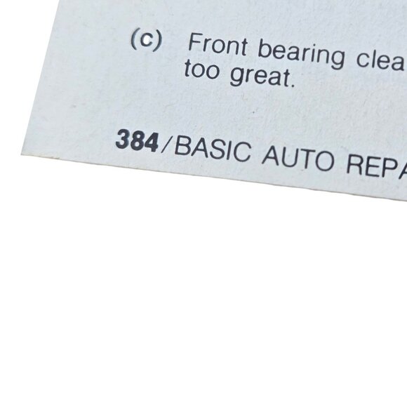 Petersens Basic Auto Repair Manual 8th Revised Updated Edition Mechanic 1970s - Picture 10 of 16